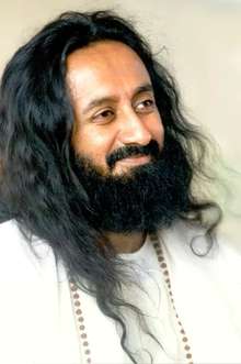 Gurudev Sri Sri Ravi Shankar, founder of the Art of Living, smiling